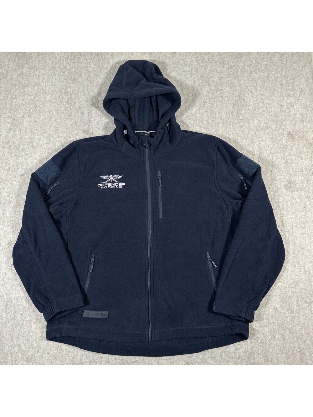 Baerskin Tactical Lite 4 Hoodie Men's XL Navy Blue Zip Up Jacket Fleece